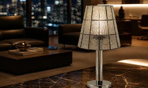 Executive lounge custom lighting scene