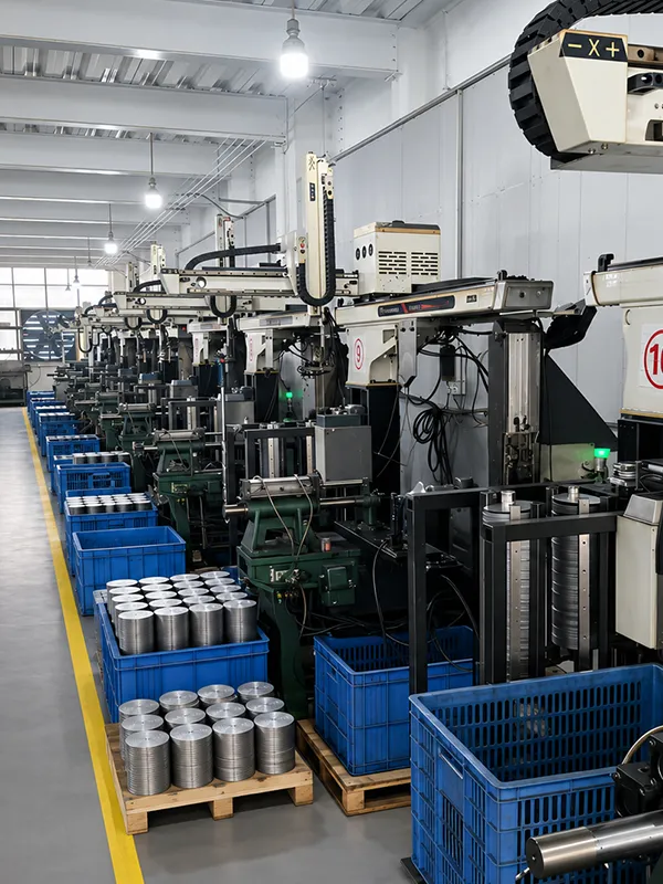 Metal fabrication and hardware processing for lighting fixtures