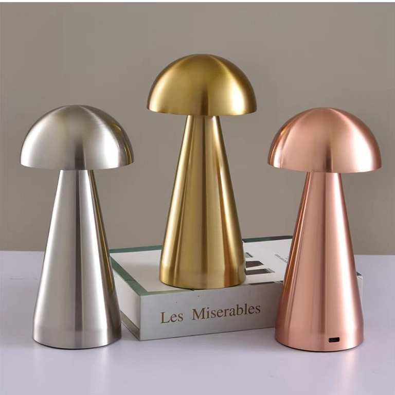 Luxury All-Aluminum Cordless Lamp (5 Metal Head Styles) - Image 4