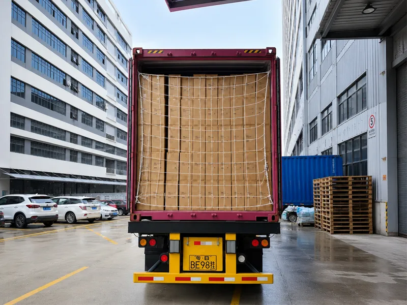 Lighting shipment and container loading for global delivery