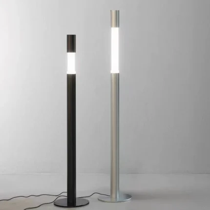 Adjustable Led Floor Lamp Chrome Black For Living Room Bedroom Sofa Side Corner Entryway Exhibition Hall Designer Standing Light