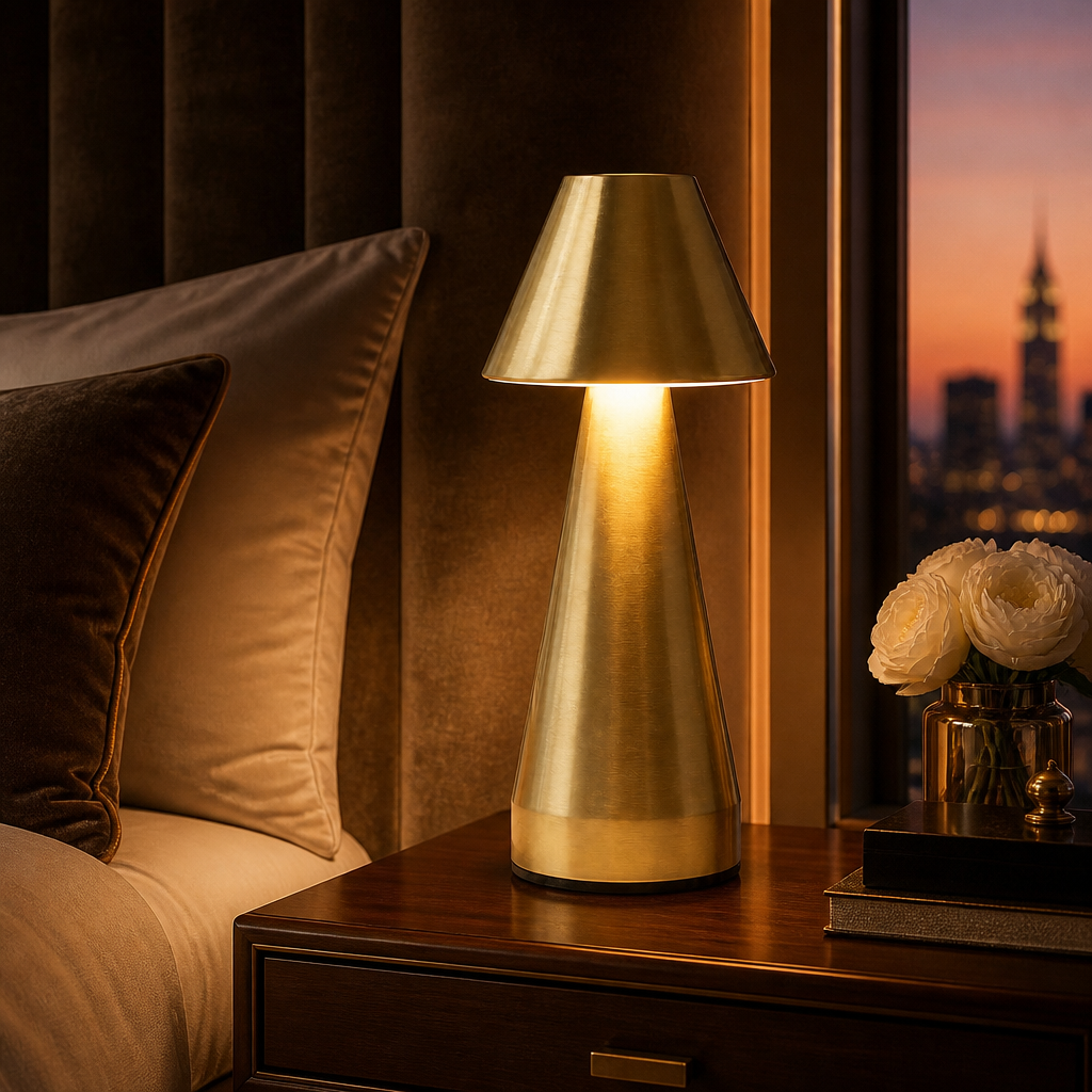 Pia 20.5-Inch Metal Table Lamp - Chrome - Modern Minimalist Design - Ideal for Living Room, Bedroom, Entryway, Home Office - LED Bulb Included - Image 2
