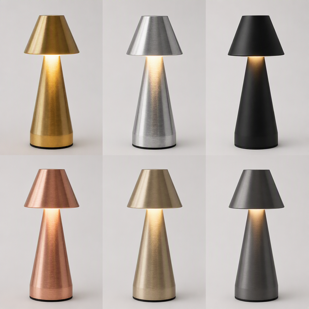 Pia 20.5-Inch Metal Table Lamp - Chrome - Modern Minimalist Design - Ideal for Living Room, Bedroom, Entryway, Home Office - LED Bulb Included
