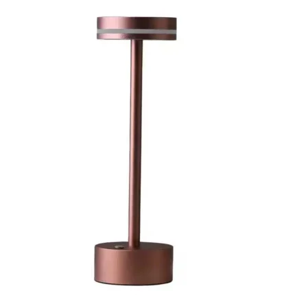 Minimalist Disc Table Lamp – Aluminum + PMMA, Touch Dimming, Type-C Rechargeable, LED Desk Lamp Model AY-TO07